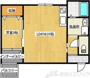 レーヴ茨木元町の物件間取画像